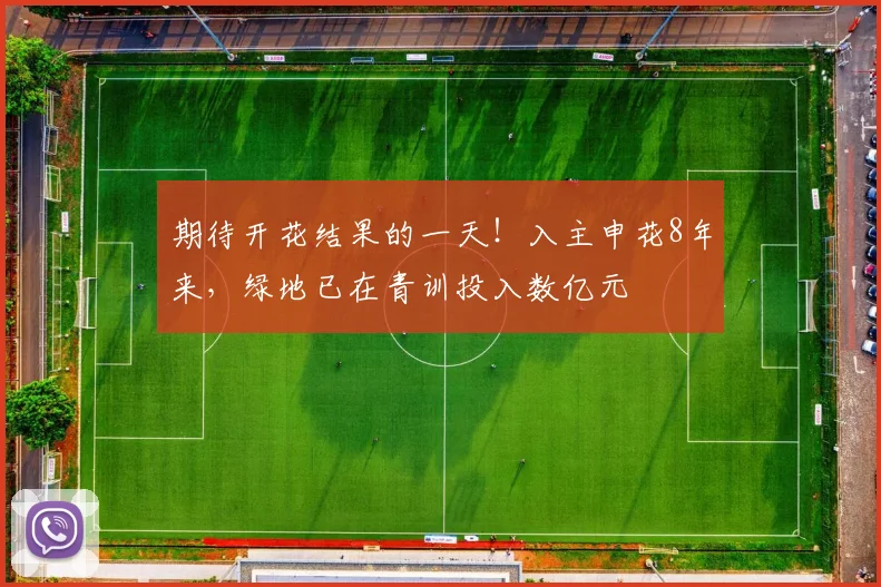 期待开花结果的一天！入主申花8年来，绿地已在青训投入数亿元